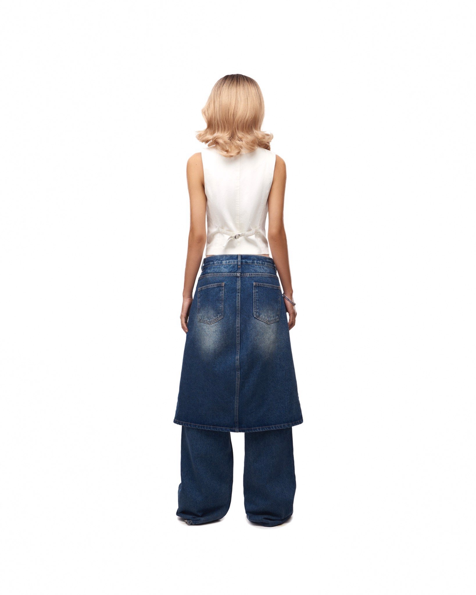 Quần Jeans Unisex LIDER LAYERED KILT JEANS