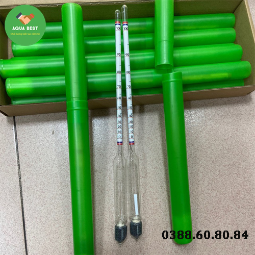 [Hàng Chuẩn] Cồn kế đo nồng độ cồn, đo nồng độ rượu 0 - 100 độ