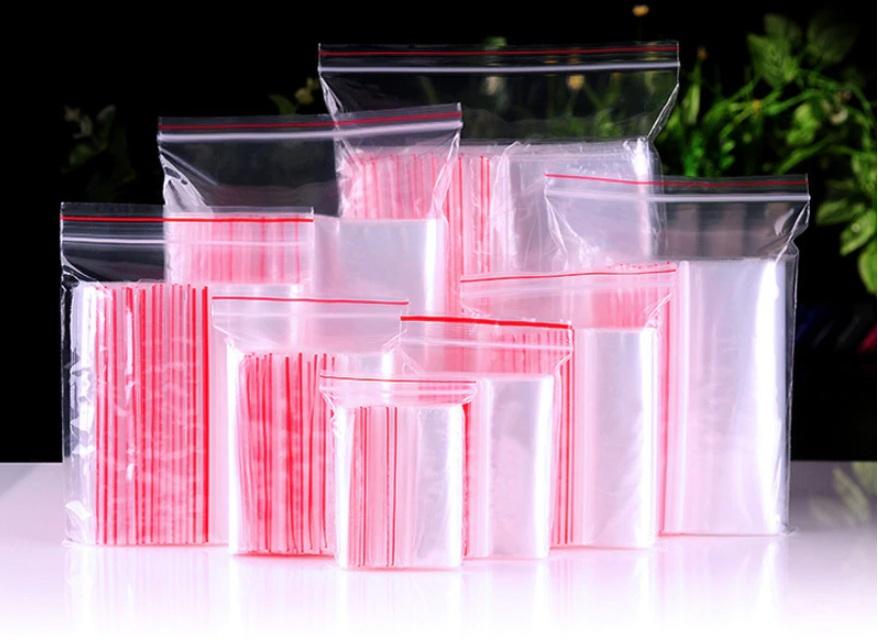 1KG TÚI ZIP SỌC ĐỎ KHÁCH TỰ CHỌN SIZE