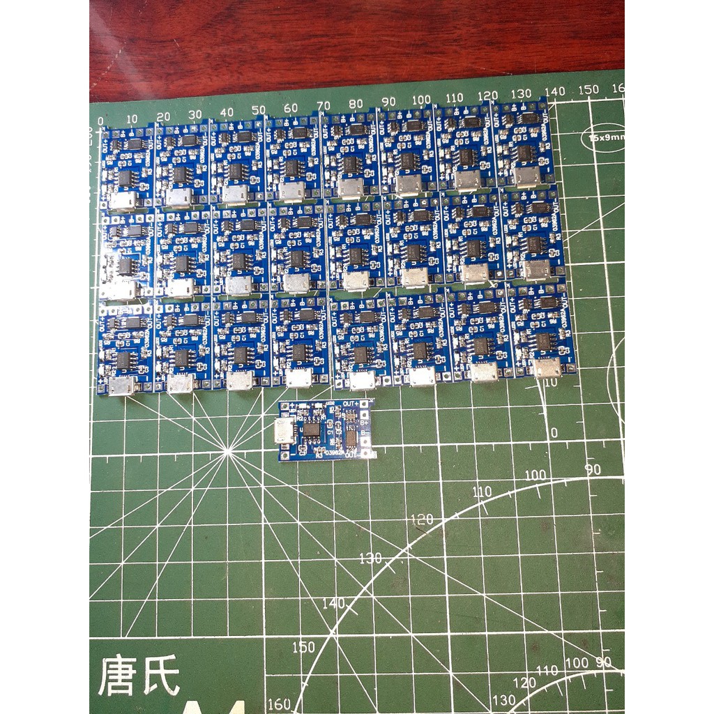 Mạch sạc 1s pin Li-ion 18650 TP4056 V2 (Có Bảo Vệ).