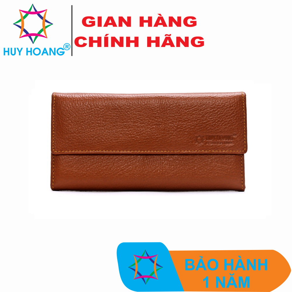 Ví nữ da bò cao cấp  3 gấp màu da TH3125