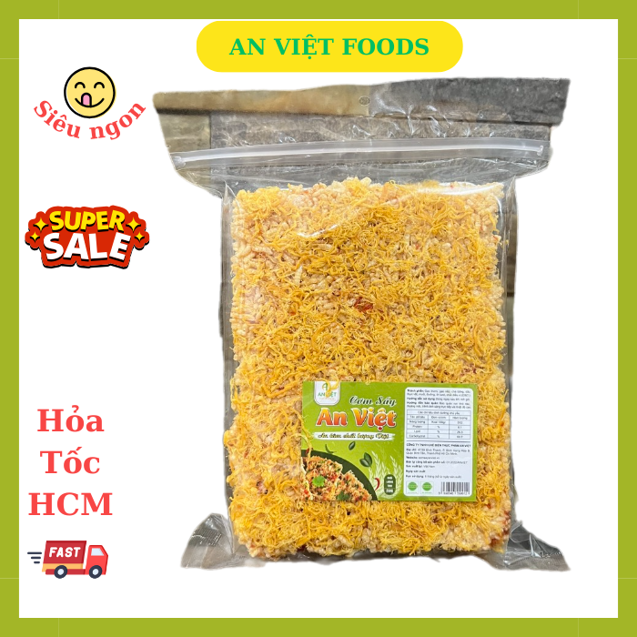 Cơm cháy chà bông - cơm sấy an việt - siêu ngon - date mới
