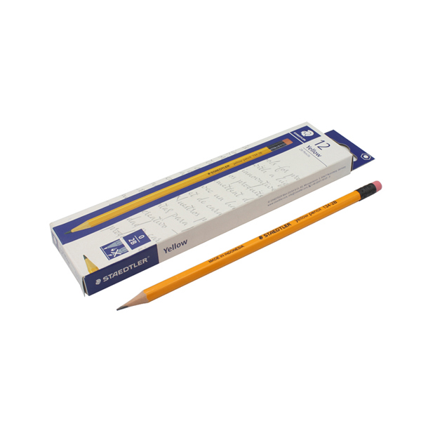 Bút chì 2b staedtler 134 có gôm tẩy sukado