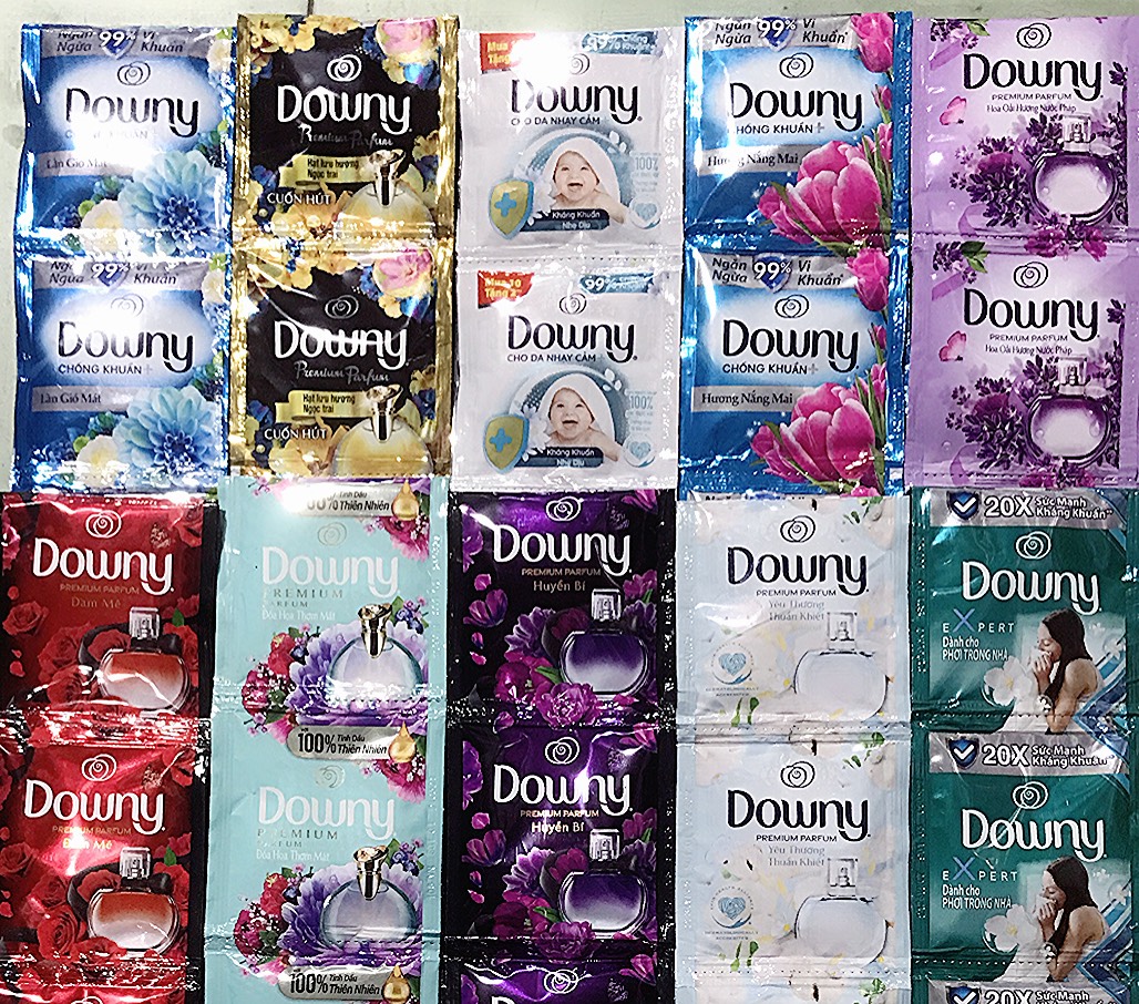 Nước xả Downy dây 10 gói các mùi