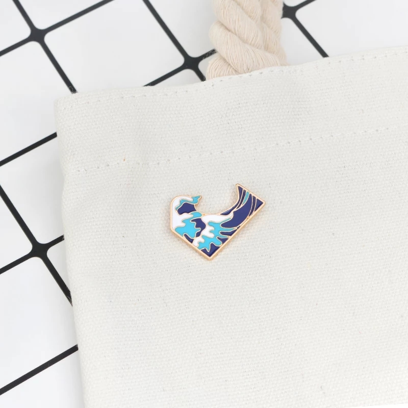 Ocean Brooch Enamel Pins Kacket Badge - GC011