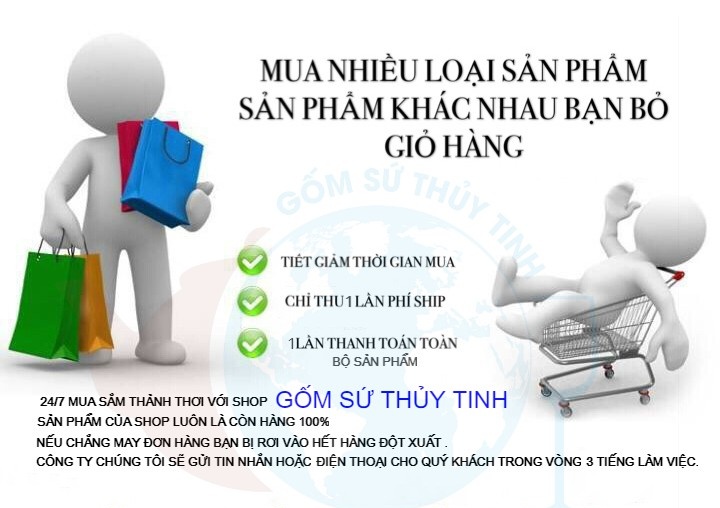 BỘ 2 HŨ THỦY TINH ĐỰNG TIÊU