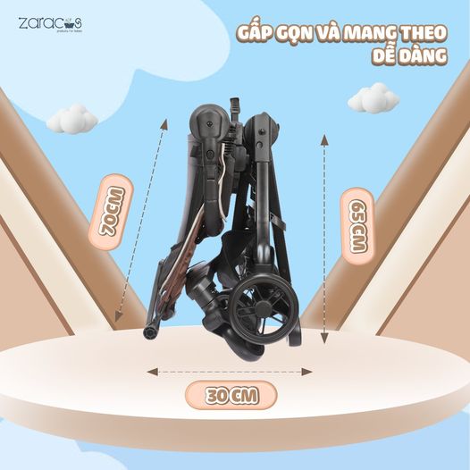 Xe đẩy gọn nhẹ Zaracos Aleron 0256
