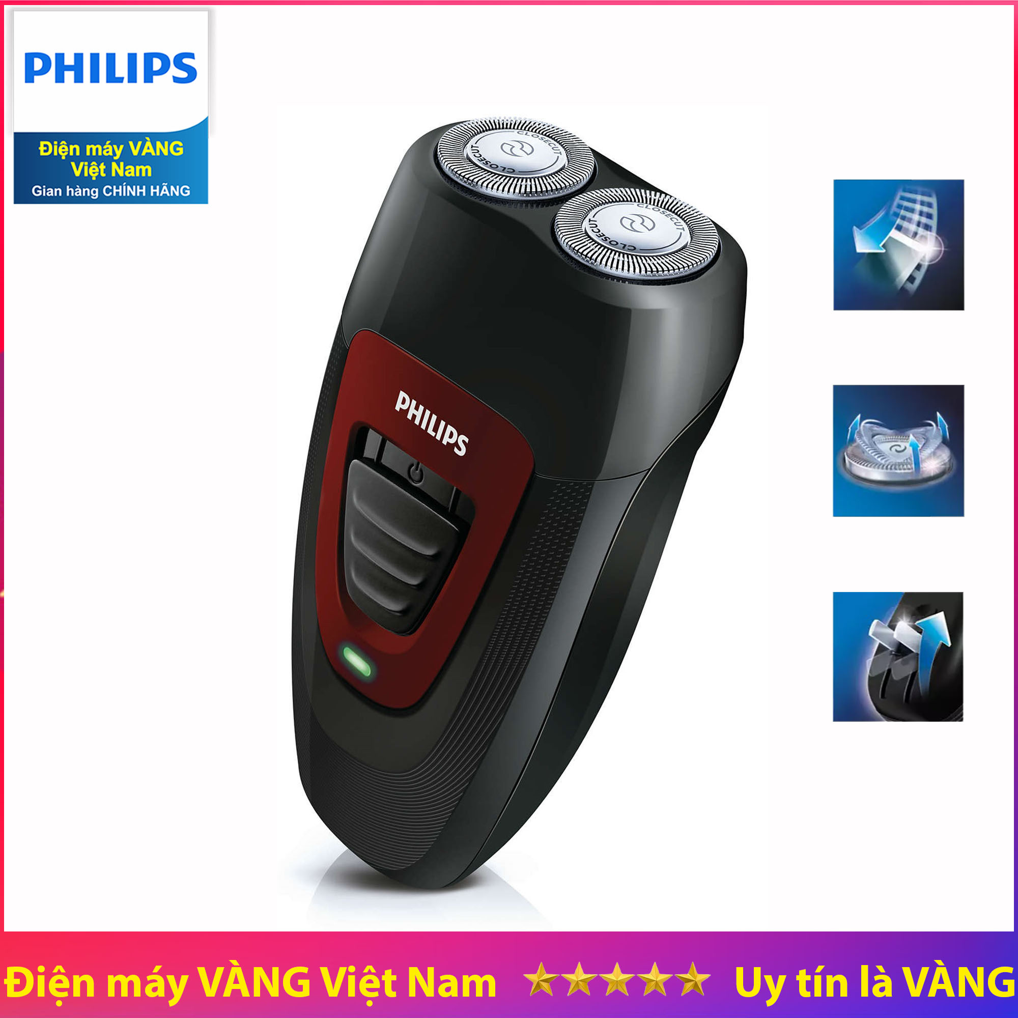 Máy cạo râu du lịch sạc lại được Philips PQ182