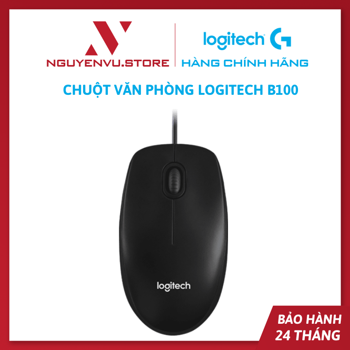 Logitech office mouse B100-authentic