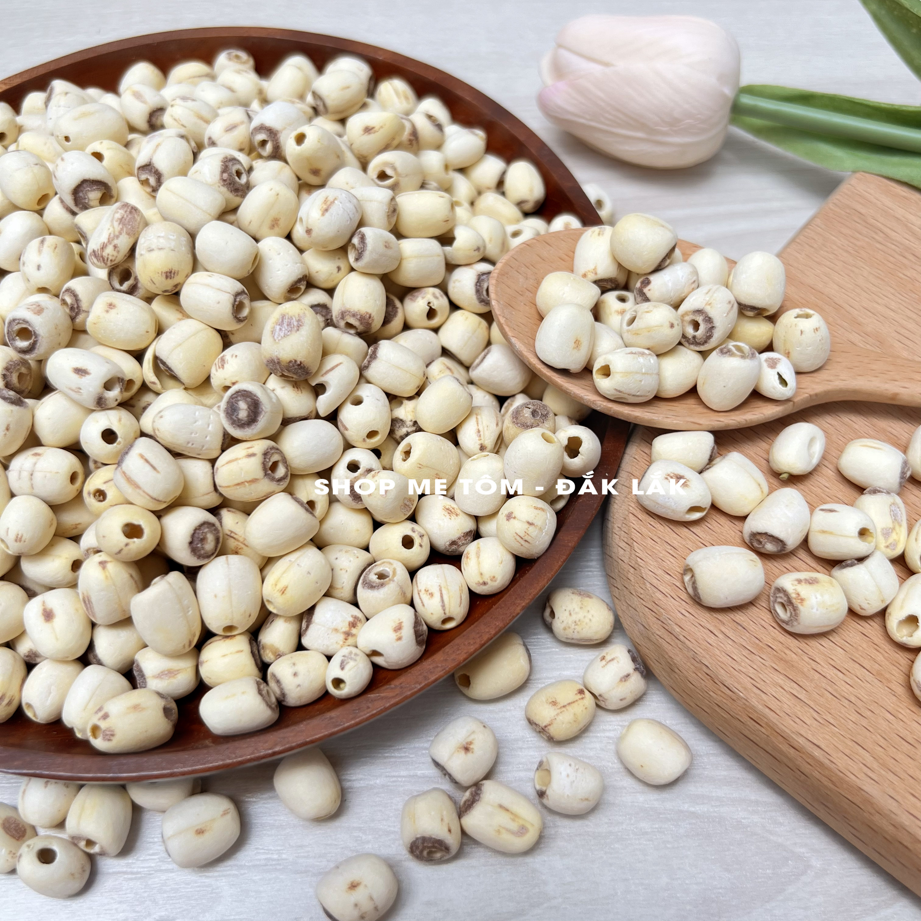 HẠT SEN KHÔ NGON CHUẨN BÙI SHOP MẸ TÔM