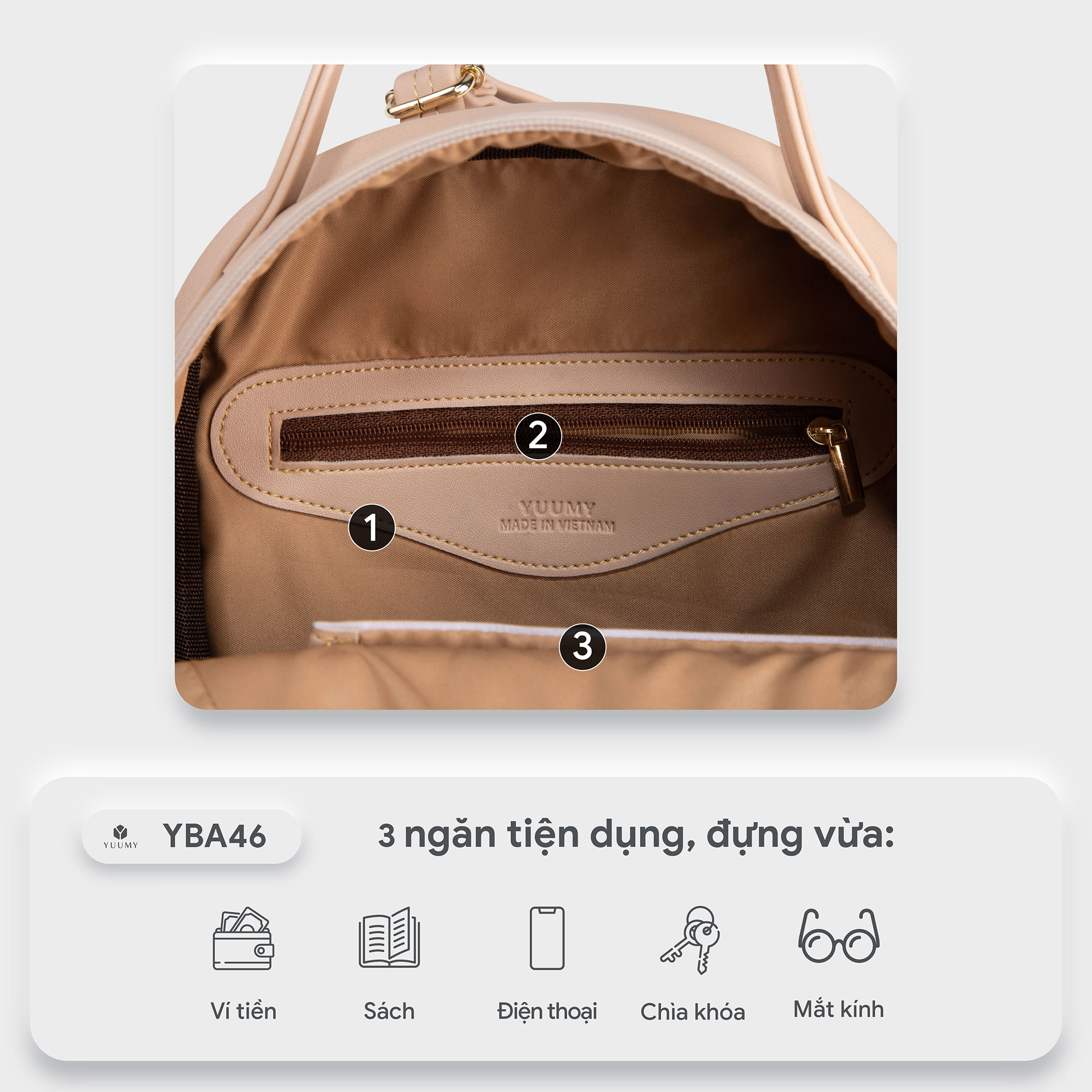 Balo nữ thời trang cao cấp YBA46