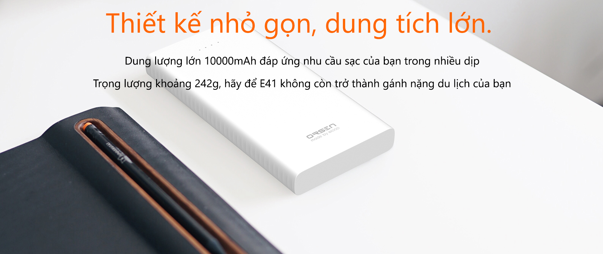 Pin Sạc Dự Phòng Eloop E41 10.000mAh - Hãng Phân Phối Chính Thức