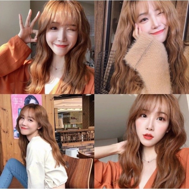 Tuýp Thuốc Nhuộm Tóc Màu Nâu Tây Ánh Vàng 7/3 Medium Golden Blonde Hair Coloring Cream