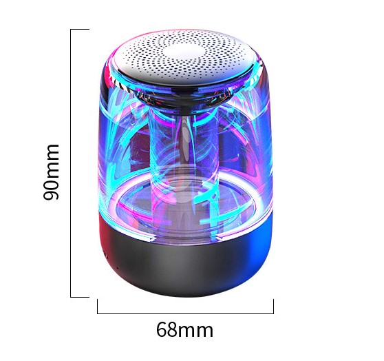 Loa Bluetooth RGB Mini Led 7 Màu Trong Suốt