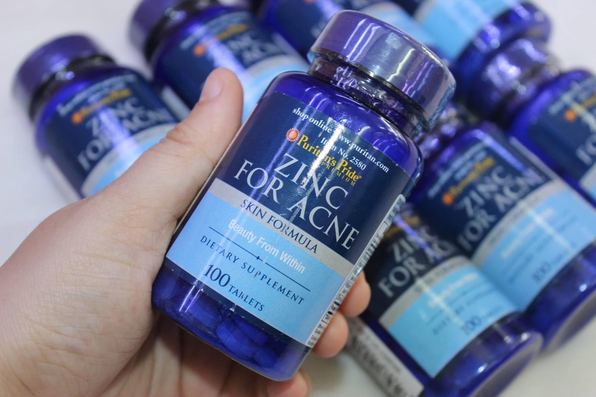 Puritan's Pride Zinc for Acne 100 viên