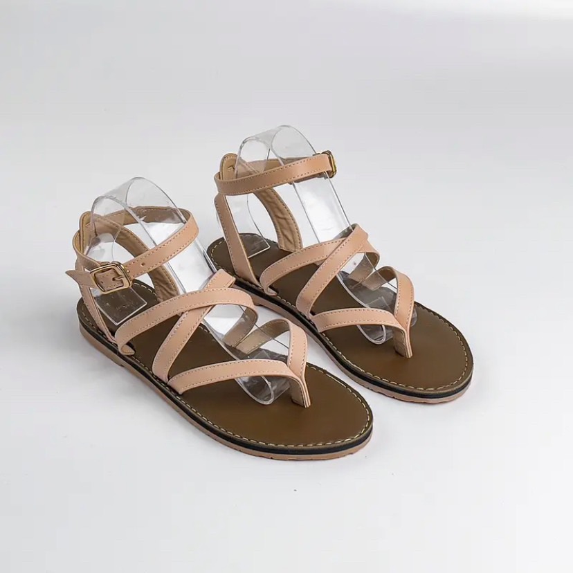 GIÀY SANDAL CHIẾN BINH PHONG CÁCH-SANDAN NỮ CỔ CAO