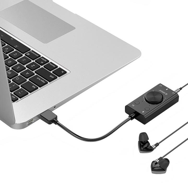 Sound card (card âm thanh) gắn cổng USB Orico SC2