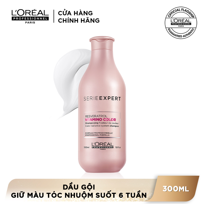 Dầu gội LOreal Professionnel giữ màu tóc nhuộm Serie Expert Vitamino Resveratrol 300ml giá rẻ