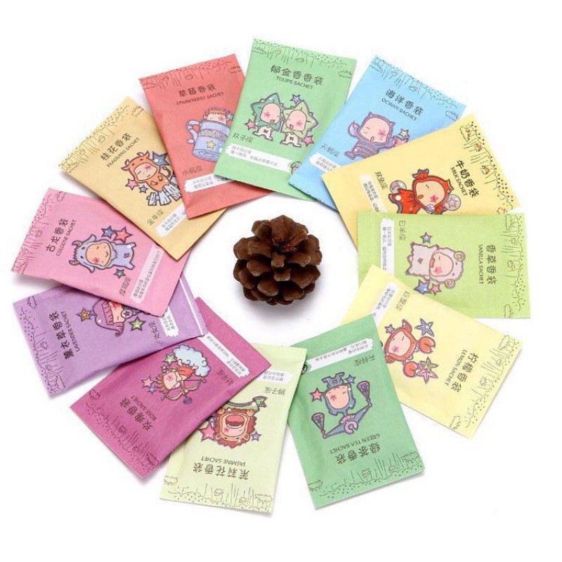 Combo 5 Túi Thơm Chống Mốc Cung Hoàng Đạo