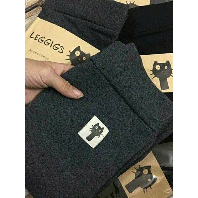 Quần legging nỉ lót lông con mèo