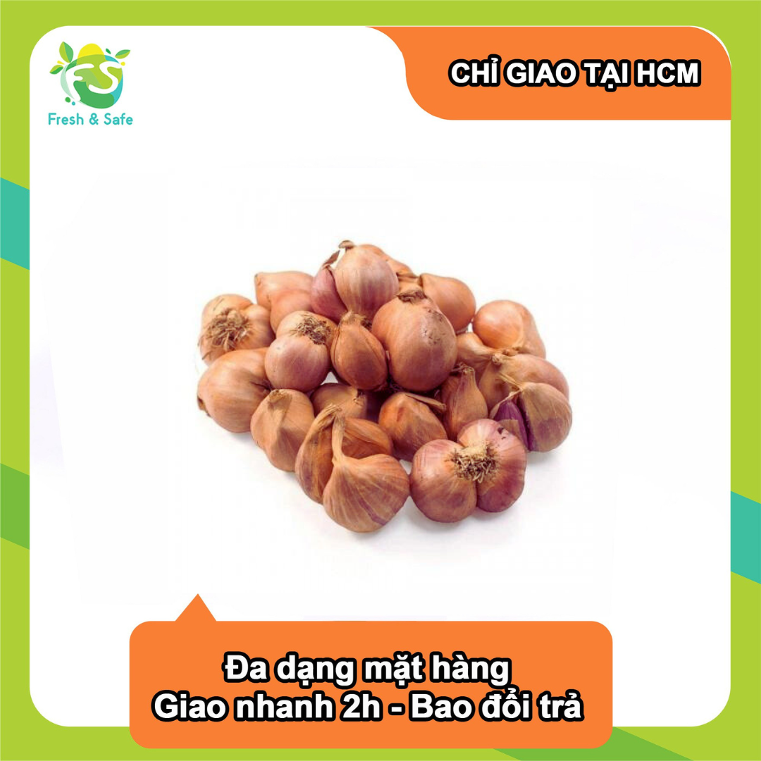 [Chỉ Giao HCM] Hành tím củ Bắc - 100g