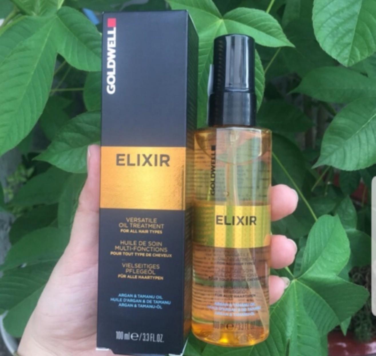 Tinh dầu bóng dưỡng tóc đa năng goldwell elixir 100ml