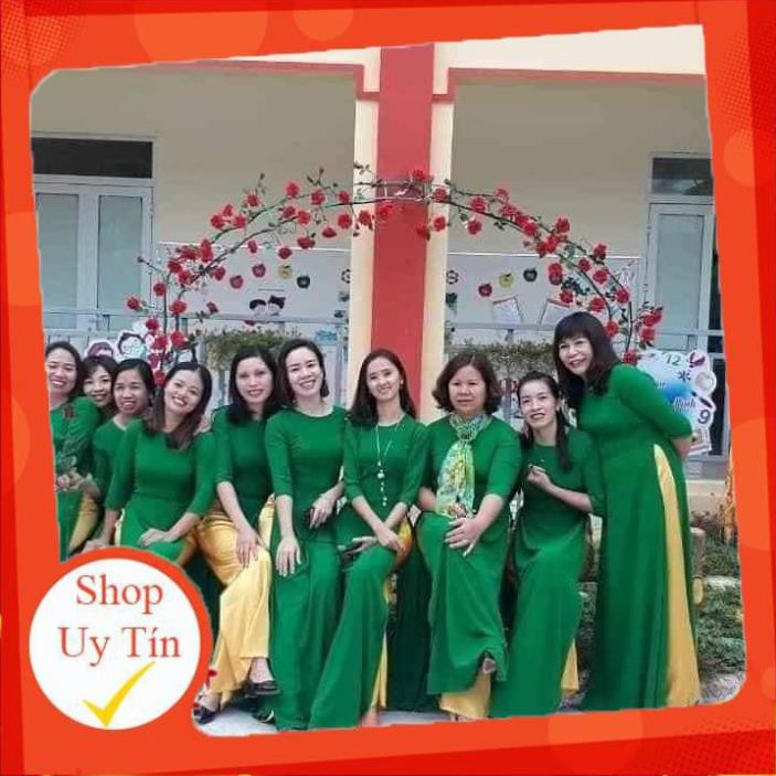 Áo Dài Đẹp _ Áo Dài Mẫu Mới _chất lụa nhật siêu mềm mịn , co giãn
