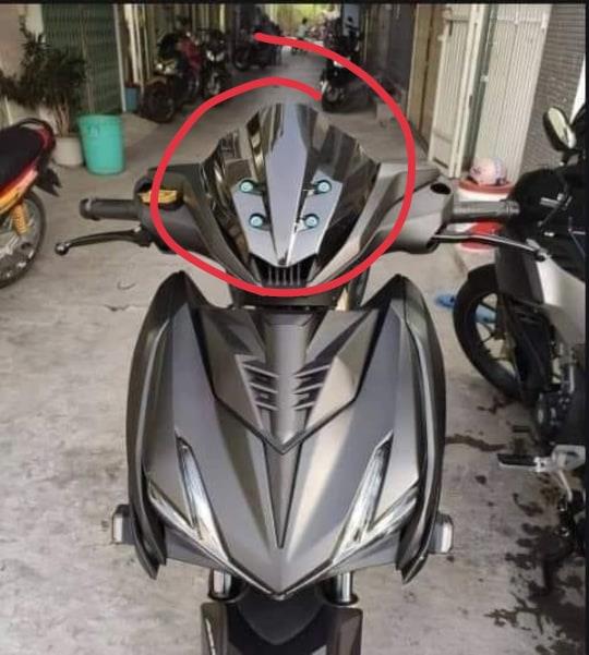 ỐP ĐẦU .CHẮN GIÓ DÀNH CHO XE MÁY HONDA WINER X