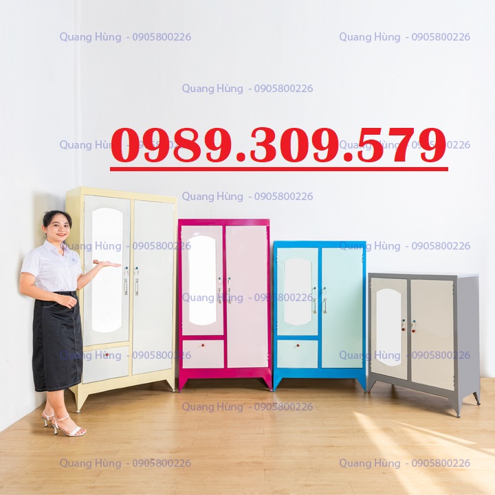 Tủ sắt quần áo 2 cánh hcm