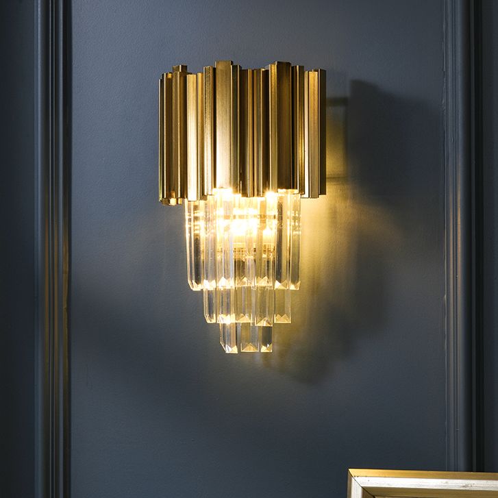 Đèn tường MONSKY OSTIMUS pha lê 3 tầng sang trọng trang trí nội thất hiện đại - (108).