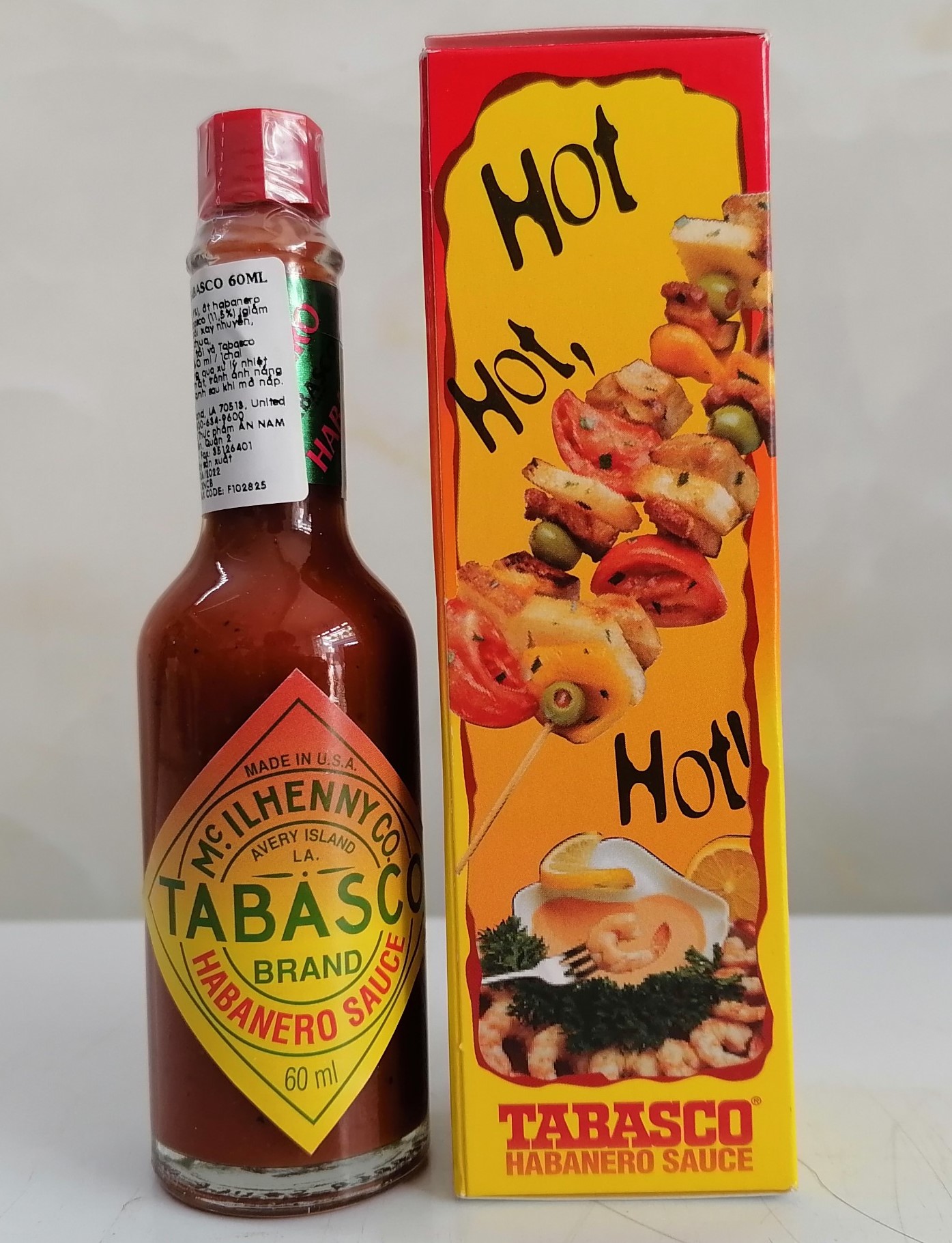 [HABANERO 60ml] XỐT ỚT ĐỎ [USA] TABASCO Habanero Sauce (anm)