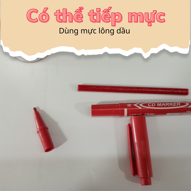 Bút lông dầu đánh dấu 2 đầu.