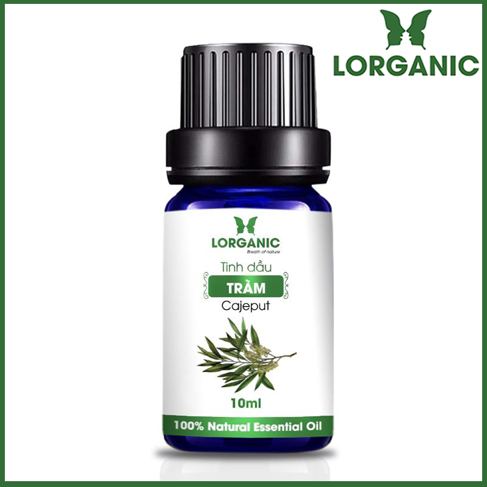 [HCM]Combo Tinh Dầu Sả Chanh Lorganic + Tràm Gió Lorganic (10ml / Chai)