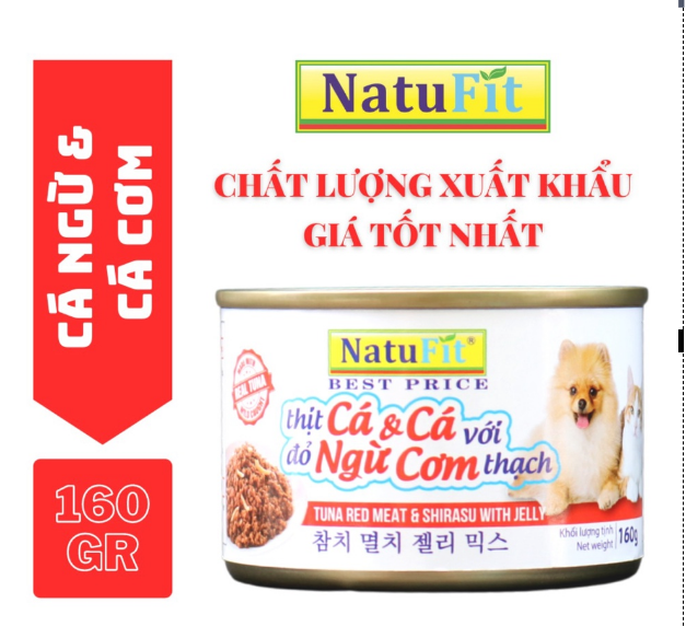 Natufit 160g - Pate chó mèo