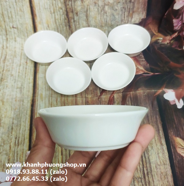 chén chấm sứ Minh Long - chén chấm sứ
