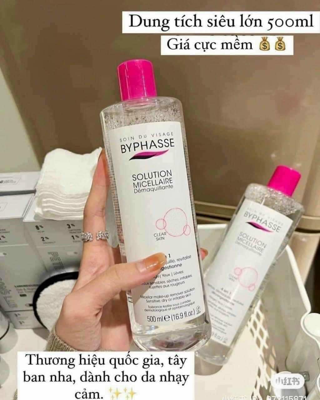 Nước Tẩy Trang Byphasse Solution Micellaire (500ml)
