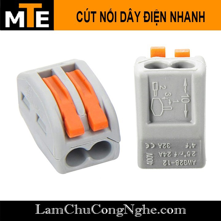 Combo 2 cút nối dây điện nhanh PCT 212, 213
