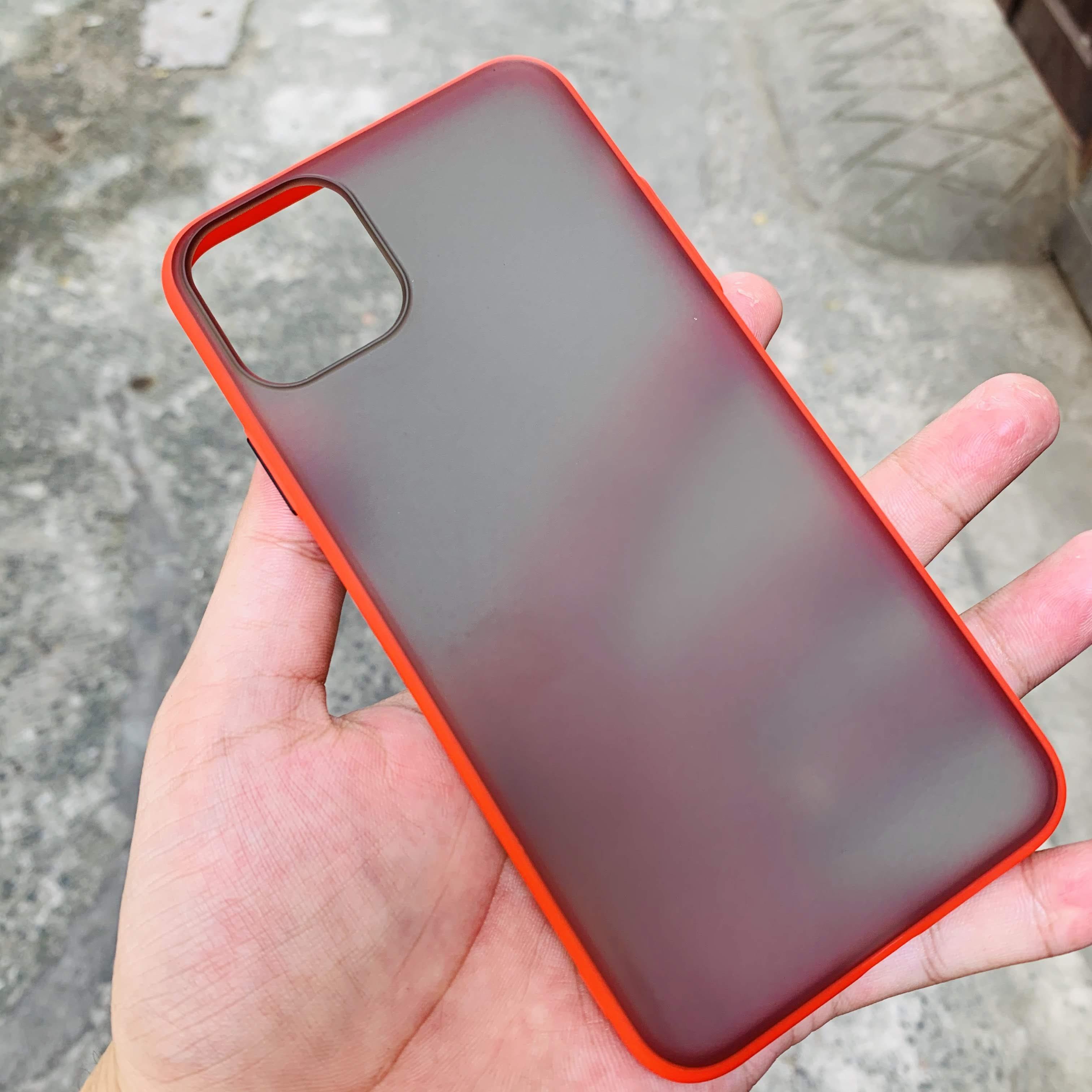 Ốp Lưng Iphone 11  Iphone 11 Pro Max nhám viền màu