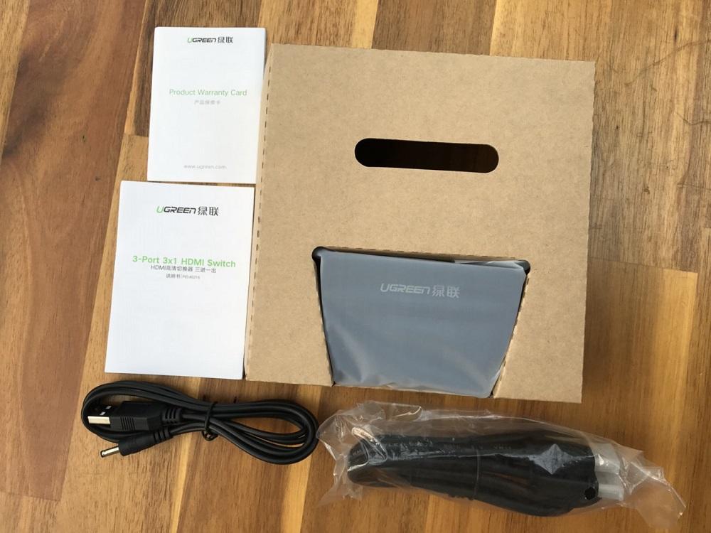 Bộ Chia HDMI 3 Vào 1 Ra Ugreen UG - 40215