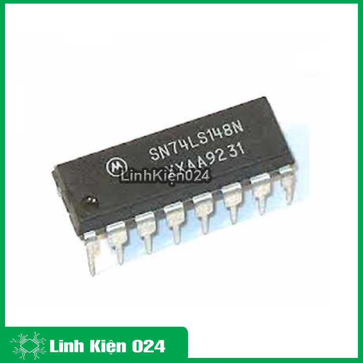 Chíp 74ls148 8 to 3 priority encoder dip16