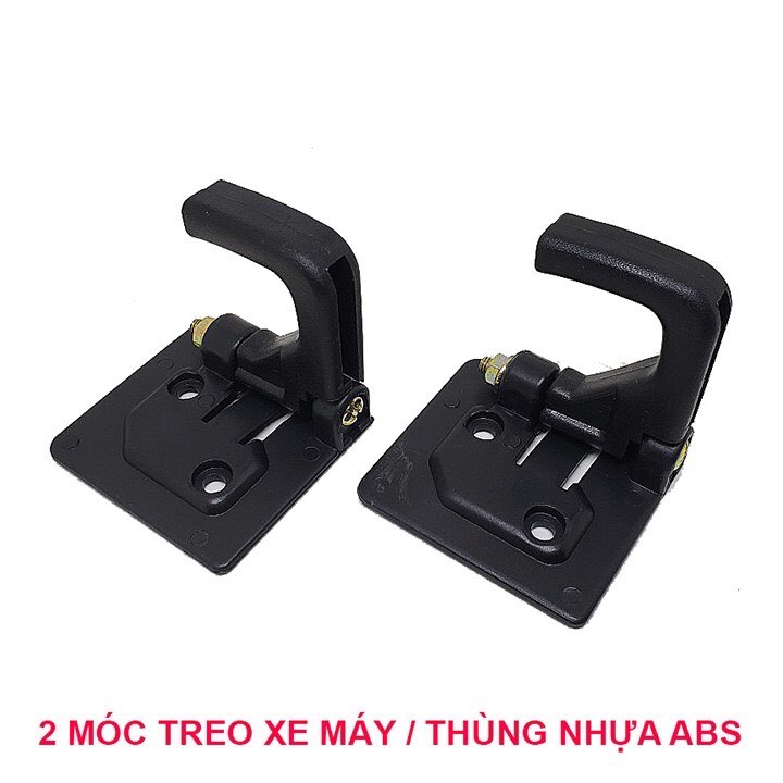 [HCM]2 MÓC TREO ĐỒ NHỰA ABS
