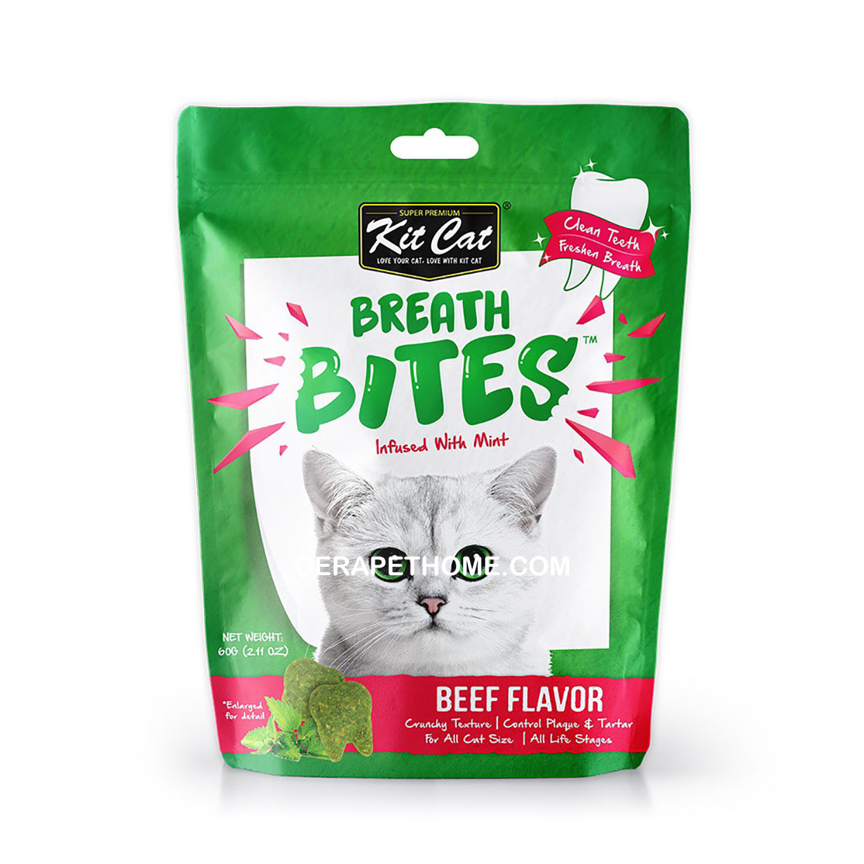 Snack Bánh Thưởng Cho Mèo Breath Bites