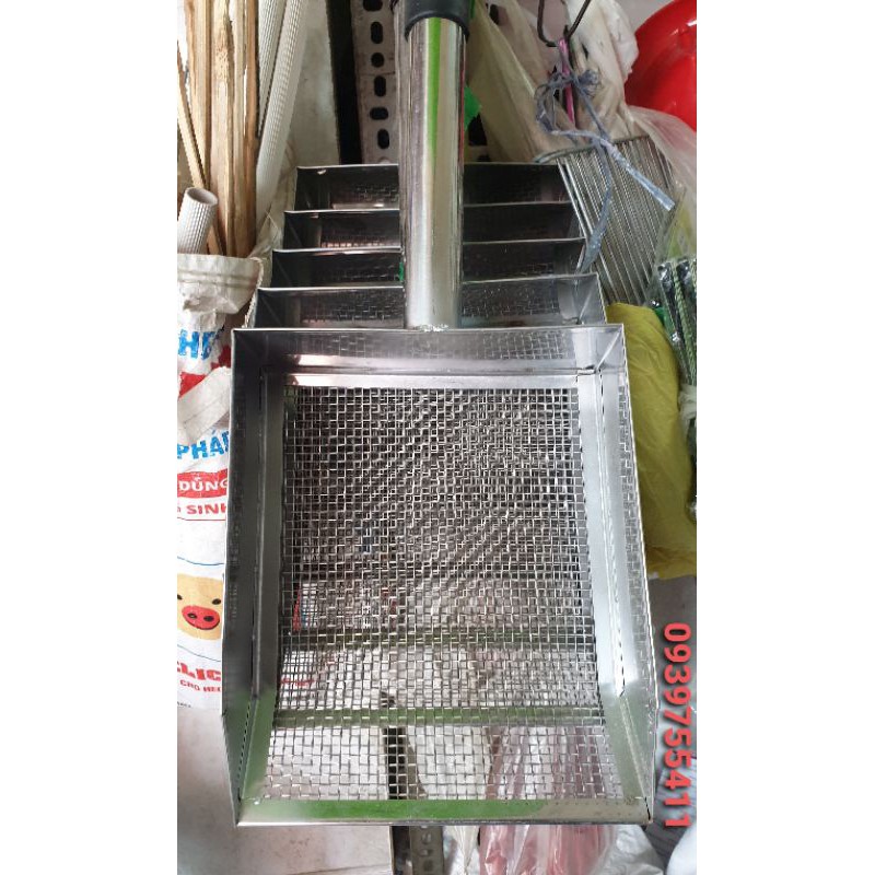 Ray phân gà / lược phân gà, ki sàn lọc phân gà và thức ăn