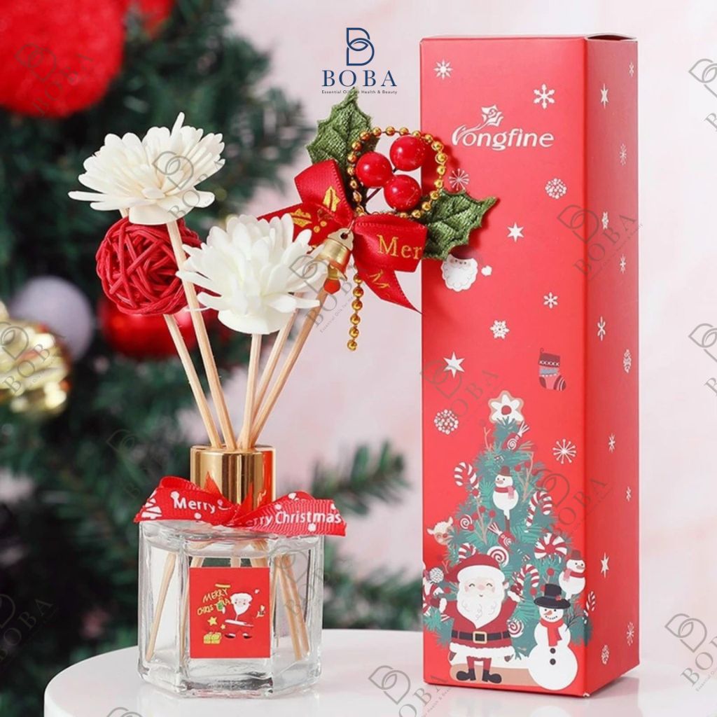 Tinh dầu nước hoa thơm để phòng, Quà tặng Giáng Sinh Xông Phòng, Vật Trang Trí, Lọ tinh dầu thơm để phòng - BOBA