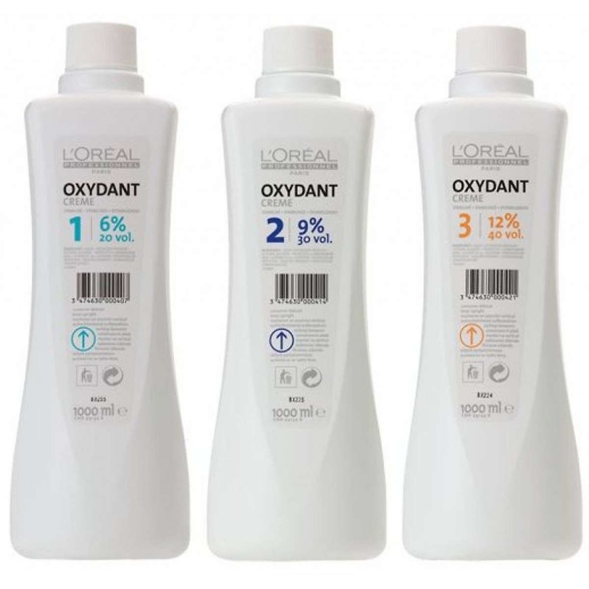 [HCM][LOREAL CHÍNH HÃNG] Kem trợ nhuộm Oxy Loreal Oxydant Creme (Dung môi pha thuốc nhuộm) 1000ml