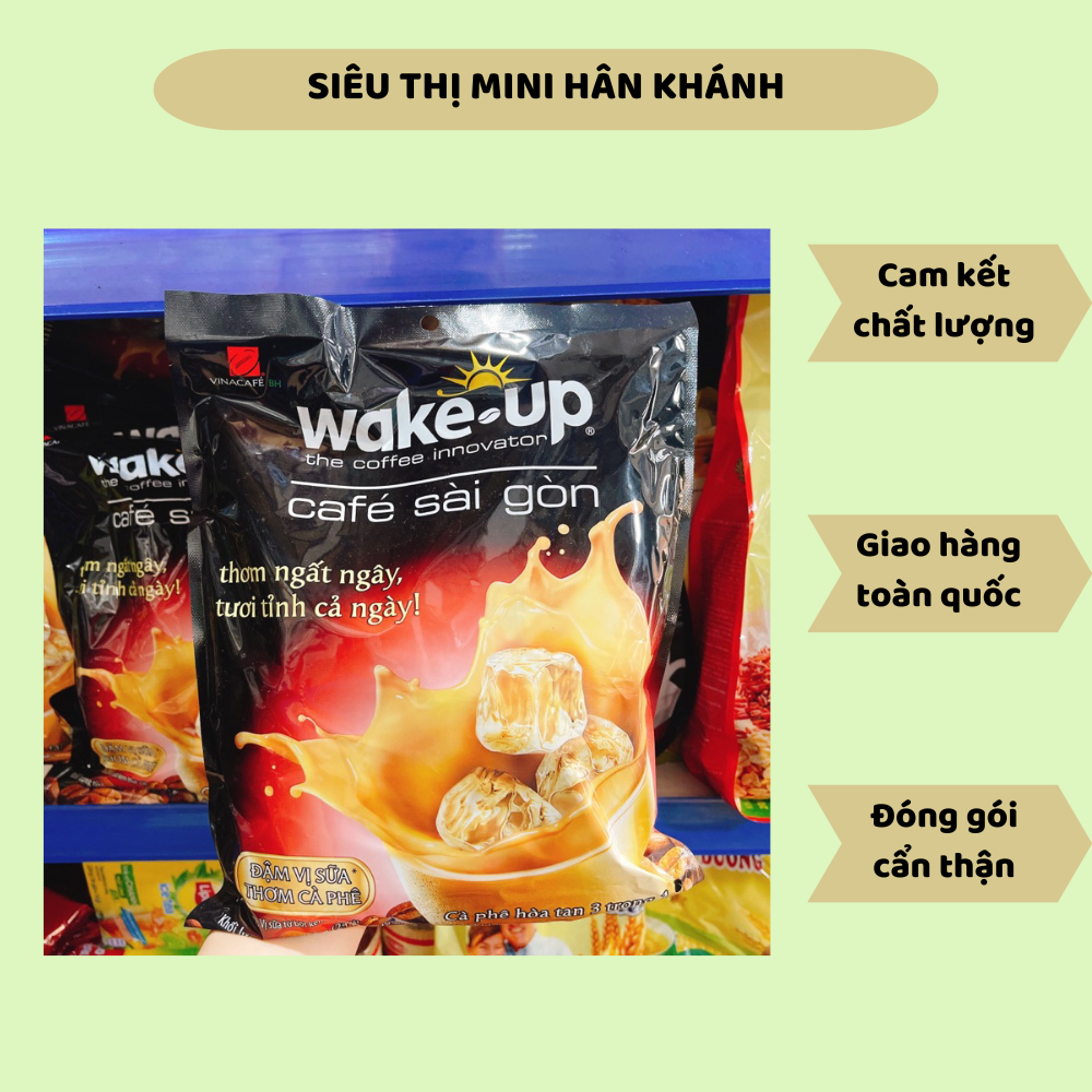 Cà Phê Hoà Tan Wake-up Sài Gòn Bịch 24 Gói