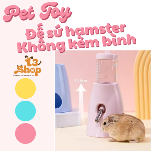Đế sứ bình nước cho hamster /sóc/ nhím/ fat tail / dumbo /rat - T3 PETS SHOP