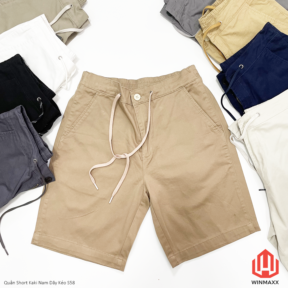 Quần Short Kaki Nam Dây Keo S58 - Winmaxx