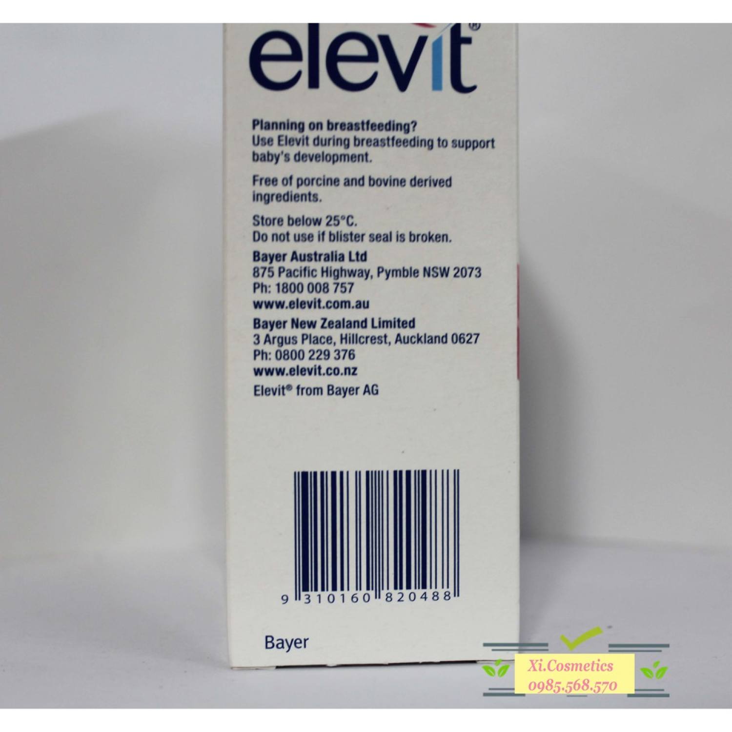 Vitamin Tổng Hợp Elevit Cho Bà Bầu 100 Viên