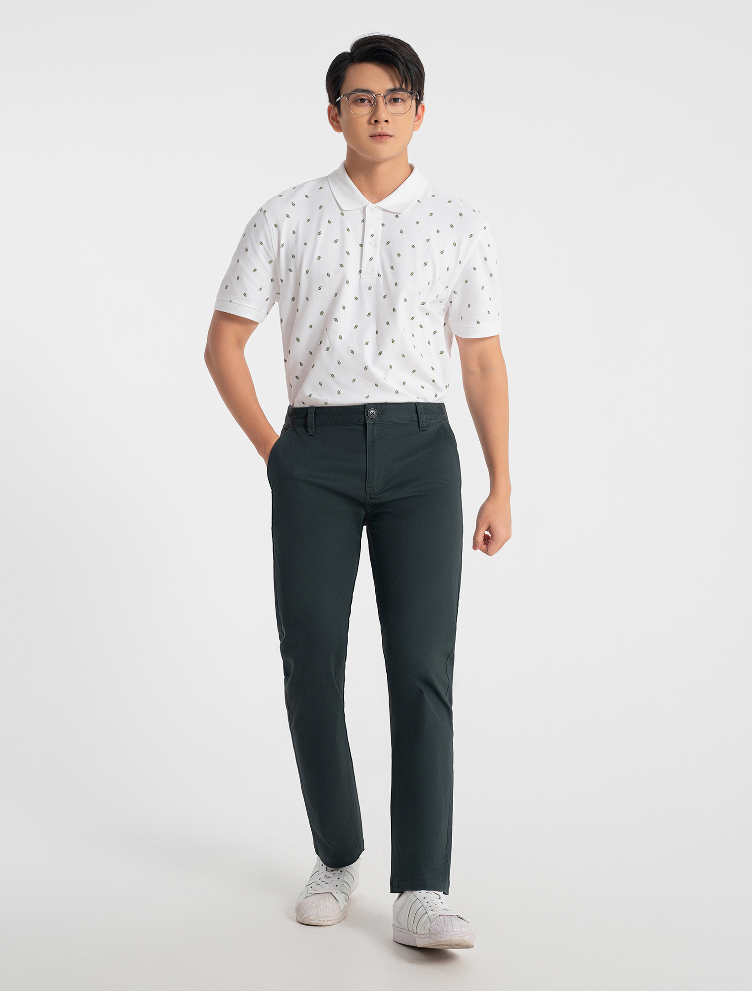 Quần khaki nam CANIFA dáng basic 8BK22A008